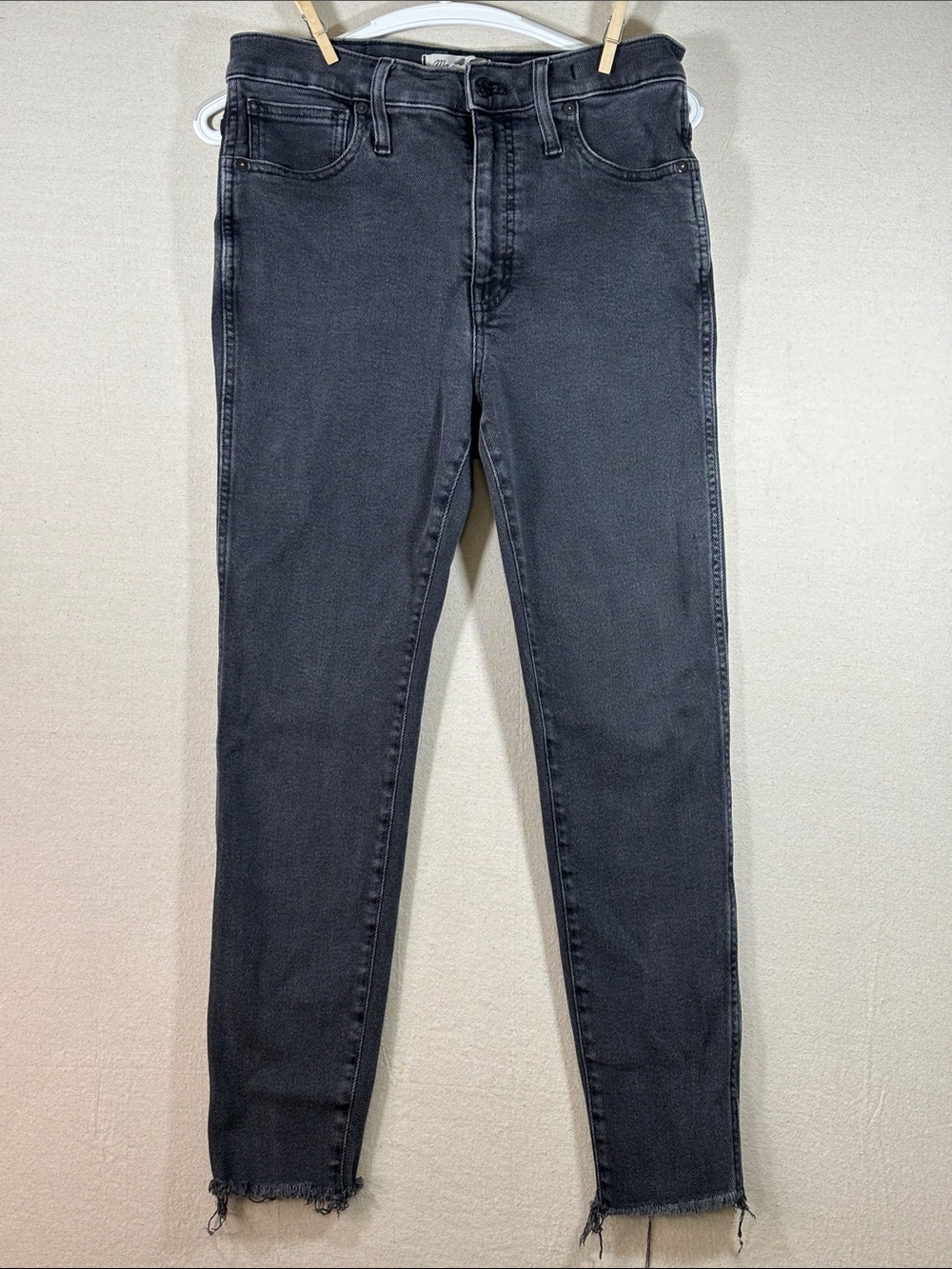 Madewell Black Skinny 10” High-Rise Jeans